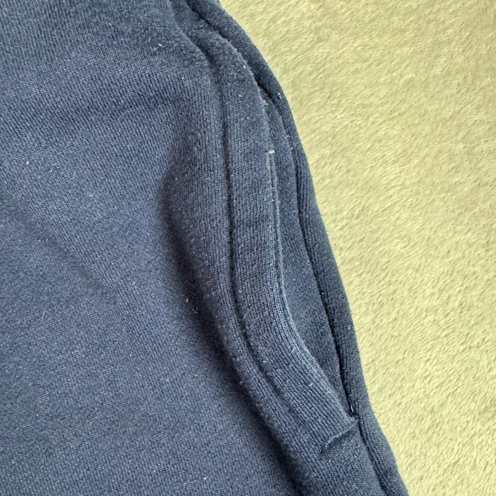 Polo Ralph Lauren Kids Navy Blue Fleece Sweatpants Size Medium Red Pony Logo